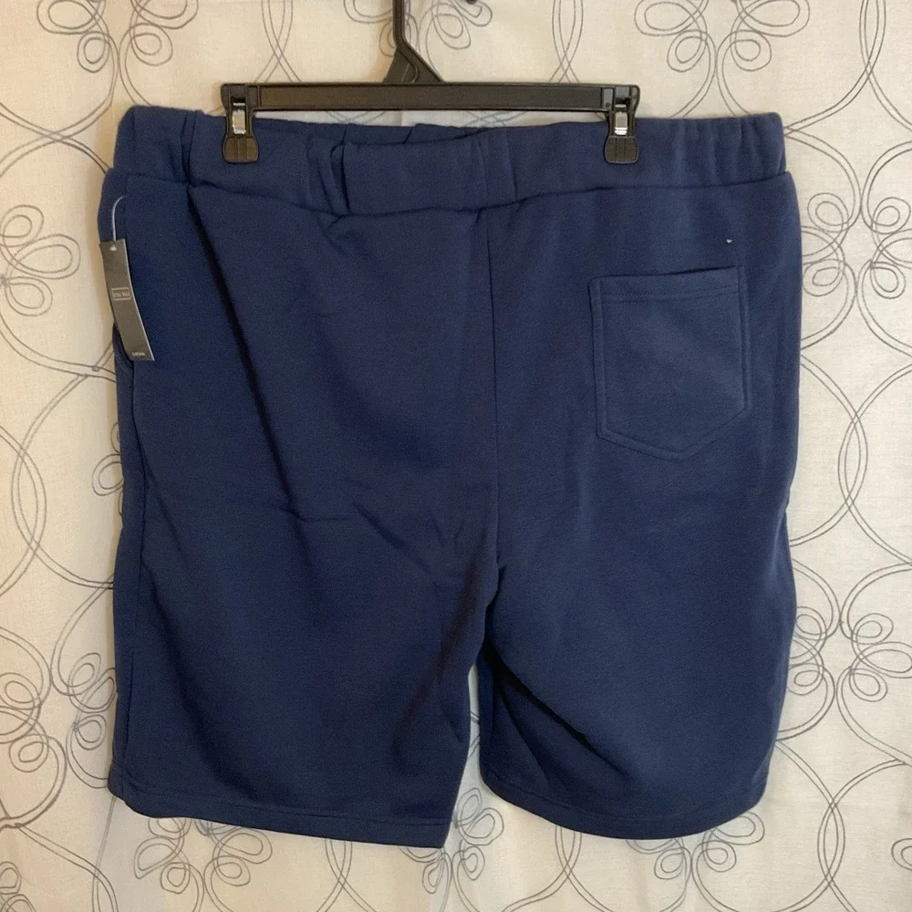 New Arthur Beale Men's Sweat Shorts Drawstring Blue‎ Size XL